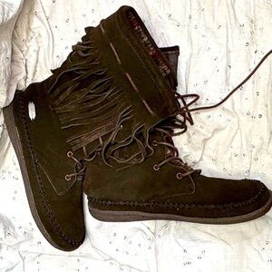 Woolrich Women's Pocono Creek Winter Boot, Java/Blanket Wool Size 9 NWOT